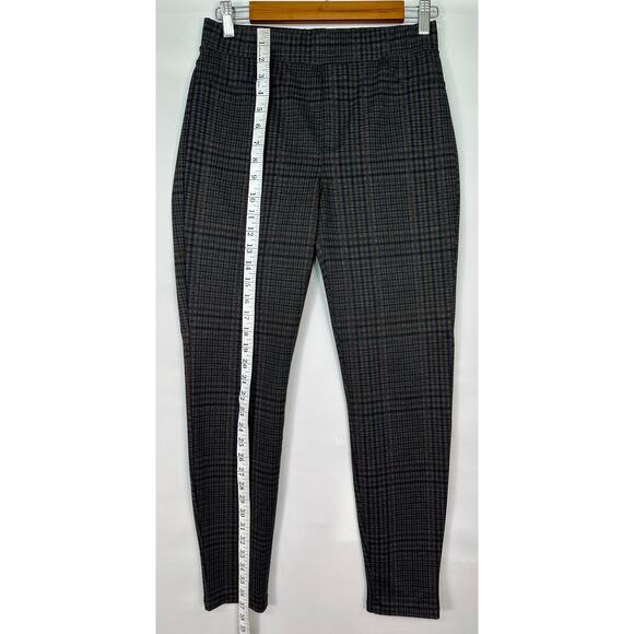 Sanctuary x Anthropologie Plaid Leggings Small Gray Stretch Pants Size Small - Picture 3 of 9